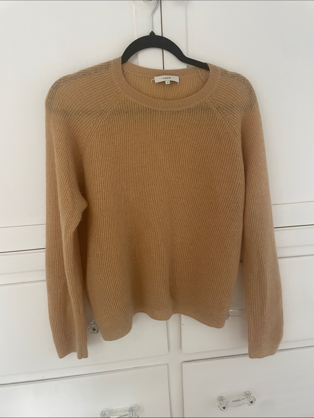 Vince Women's Crewneck Sweater in Camel Tan